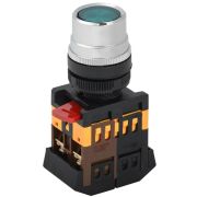 Кнопка ABLF-22 d22мм 1НО+1НЗ 240В неон зел. GENERICA BBT10-ABLF-K06