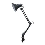 Светильник настольный СНС 13Ч 60Вт E27 230В под лампу на струбцине черн. (кор.) IN HOME 4690612012735